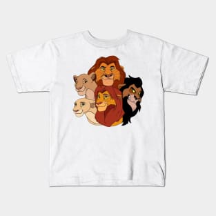 Lion King Family Portrait Kids T-Shirt